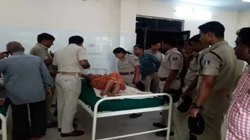 Elderly woman hit by bullet during firing practice