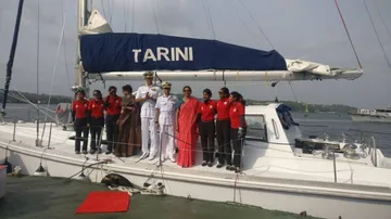 All-women Navy crew returns to Goa after historic circumnavigation