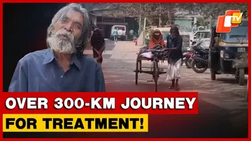 75-Year-Old Odisha Man Carries Wife On Trolley-Rickshaw For Treatment