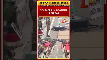 Four-Legged Soldiers In Beating Retreat At Attari-Wagah For Republic Day