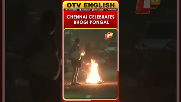 Chennai, Tamil Nadu: Bhogi Pongal Celebrations With Bonfires