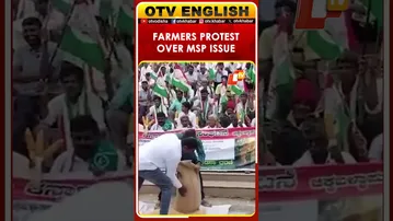 Farmers Protest In Chikkaballapur Over MSP Issue