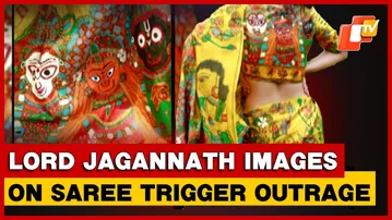 Controversy Erupts Over Lord Jagannath, Siblings’ Images On Saree