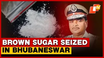 Bhubaneswar Crime Unit Seizes 400 Grams Brown Sugar Worth ₹40 Lakh