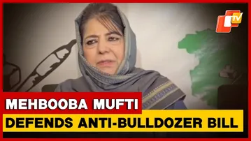 Mehbooba Mufti: PDP’s Anti-Bulldozer Bill Protects Local Shopkeepers And Residents