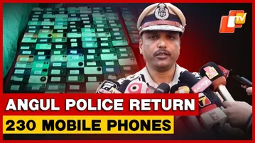 Angul Police Return 230 Lost, Stolen Mobile Phones Valued At Around Rs 40 Lakh I Odisha