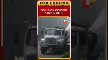 NDMC Sprinkles Water Around Lodhi Road To Curb Delhi Pollution