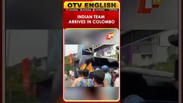 Indian Cricket Team Arrives For Practice At R. Premadasa Stadium