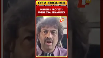 Karnataka Minister Protests MGNREGA Renaming Row In Belagavi