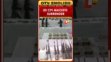 20 CPI Maoist Cadres, PLGA Commander Deva, Surrender In Hyderabad