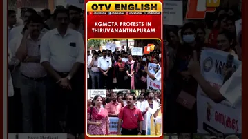KGMCTA Protests In Thiruvananthapuram Over Demands