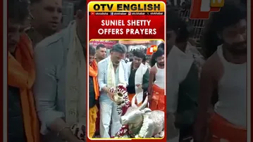 WATCH | Actor Suniel Shetty Offers Prayers At Ujjain Temple Today
