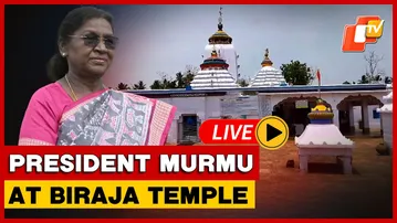 🔴OTV Live: President Droupadi Murmu Visits Biraja Temple