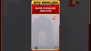 Delhi | Water Sprinklers Deployed At Kartavya Path To Curb Pollution