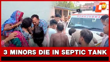 Tragedy In Narsinghpur: Three Children Die After Falling Into Septic Tank | OTV