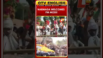 Prime Minister Narendra Modi Held A Roadshow In Narmada, Gujarat