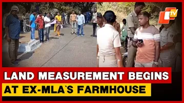 Land Measurement Begins At Farmhouse Linked To Former Dharmasala BJD MLA I Odisha