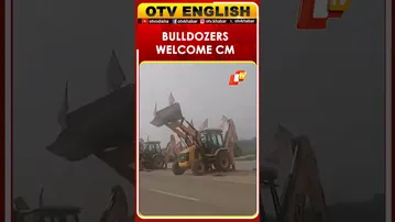 Bulldozers Welcome CM Sarma In Jagiroad, Assam For Jan Ashirwad Yatra