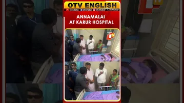 K. Annamalai Visits Injured at Karur Hospital After Tragic Stampede | OTV