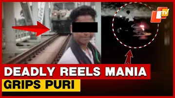 Deadly Reel Obsession In Puri: Youth Drives Scooter Into Puri Sea, Gets Dragged Deeper