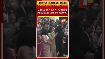 CJI Surya Kant Shares A Hug With His Predecessor, Former CJI BR Gavai