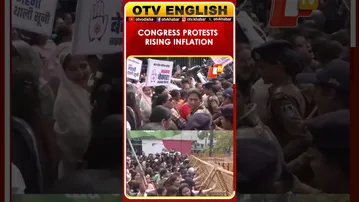 Mahila Congress Workers Protest Rising Inflation In Bhopal