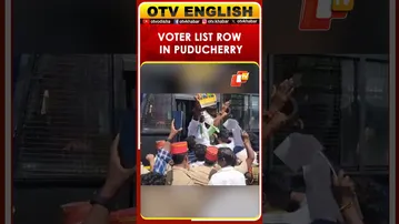 Youth Congress Protests Voter List Revision In Puducherry; Several Detained