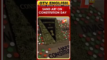 Sudarsan Pattnaik Crafts 6-ft Sand Sculpture Celebrating India’s Constitution & Democratic Values
