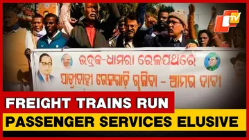 Bhadrak Residents Demand Passenger Trains On Bhadrak–Dhamara Route, Hold Protest