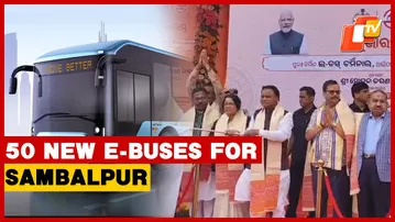 Sambalpur Set For Greener Commute As Odisha CM Majhi Launches E-Bus Services