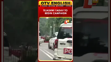 RJD Leader Tejashwi Yadav Leaves Home To Kickstart Campaign For Bihar Election 2025