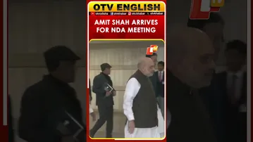 Union Home Minister Amit Shah Arrives For NDA Meeting In Delhi