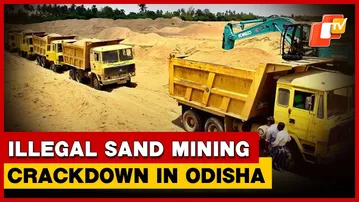 Odisha Cracks Down Hard On Illegal Sand Mining; 56 Trucks Seized After Massive Raid
