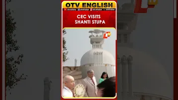 Chief Election Commissioner Gyanesh Kumar Visits Dhauli Shanti Stupa In Odisha