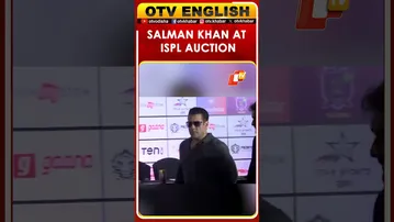 Salman Khan Attends ISPL Auction Ceremony In Mumbai | OTV