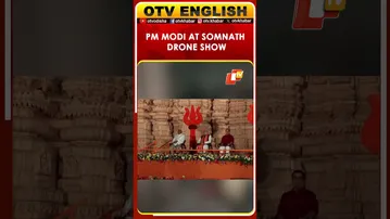 PM Modi, CM Patel & Dy CM Sanghavi Attend Somnath Drone Show