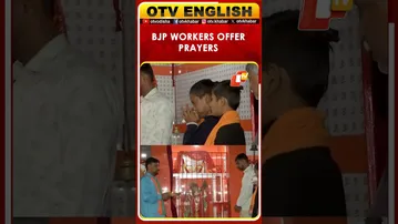 Bihar Election Results: BJP Workers Offer Prayers At A Hanuman Temple Ahead Of Votes Counting
