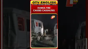 Dumka Fire: Vehicle Collision Ignites Flammable Materials, Casualties