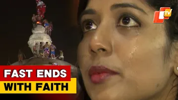 Sacred Mahadipa Illuminates Lingaraj Temple; Thousands End Fast On Maha Shivratri