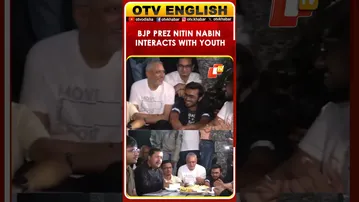 BJP Chief Nitin Nabin Interacts With Youth At Sabarmati Riverfront Morning Walk | Ahmedabad