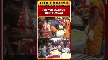 Flower Markets Rush In Madurai, Tamil Nadu Ahead Of Pongal