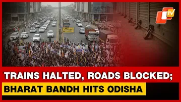 Protesters Block NH, Shut Malls As Bharat Bandh Demonstration Intensifies In Odisha