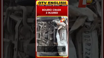 Bolero Crashes Into Electric Pole On NH 57, 3 Injured