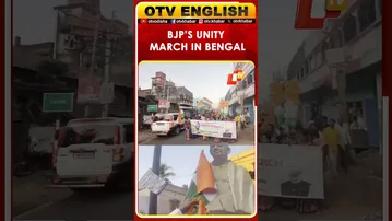 WB: BJP Leader Dilip Ghosh Leads Unity March In Belda Of Paschim Medinipur District