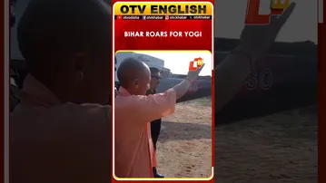 Massive Crowd Welcomes Yogi Adityanath In Bihar’s East Champaran