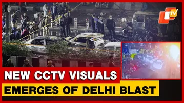 Delhi Blast: New CCTV Footage Shows Car Explosion Near Red Fort