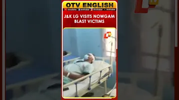 LG Manoj Sinha Visits Nowgam's Ujala Hospital To Meet Blast Victims