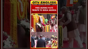 Prez Droupadi Murmu & Other Leaders Pay Tribute To Birsa Munda On His 150th Birth Anniversary