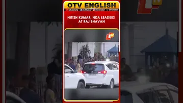 Patna | Nitish Kumar, NDA Leaders, Arrive At Raj Bhavan To Stake Claim To Form Government