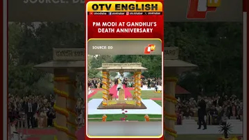 Prime Minister Modi At Gandhiji's 78th Death Anniversary